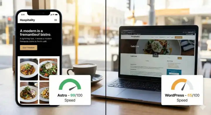 Astro vs WordPress for Perth Hospitality Websites [2026]