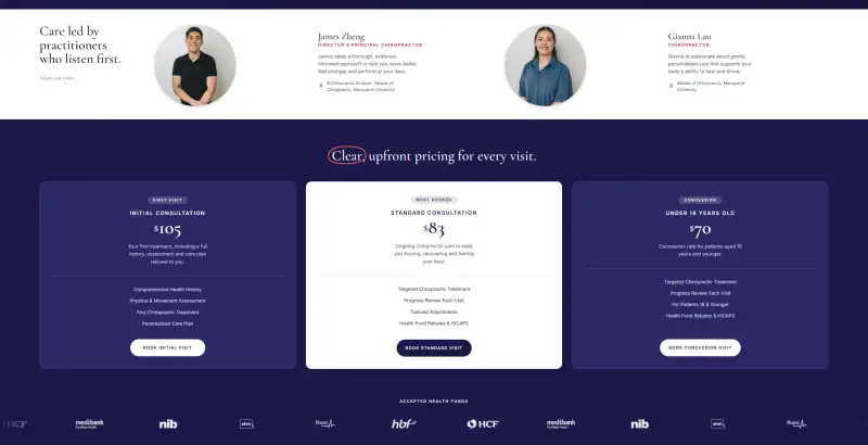 Real website screenshot from an Amplify Creative Lab case study.