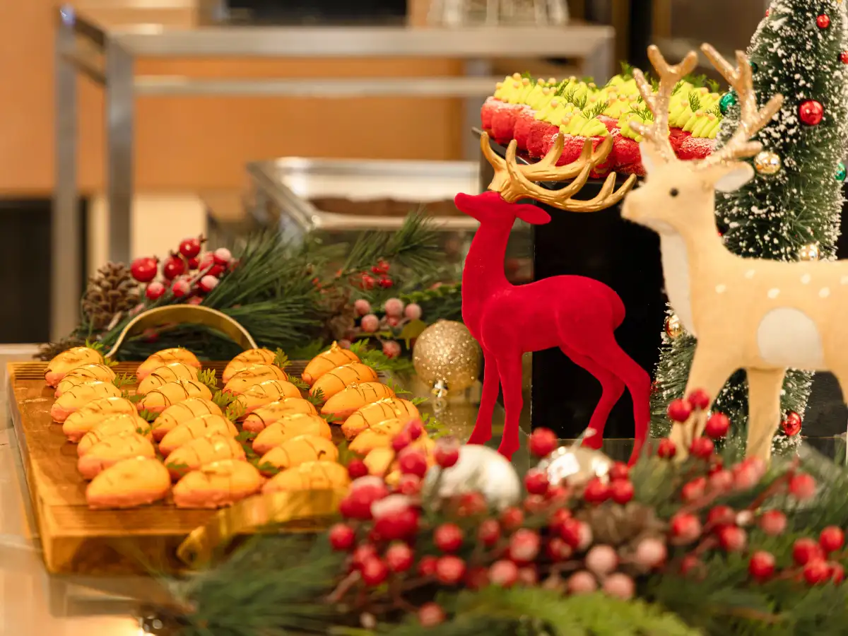 A catered dessert buffet photographed for catering photography in Perth.