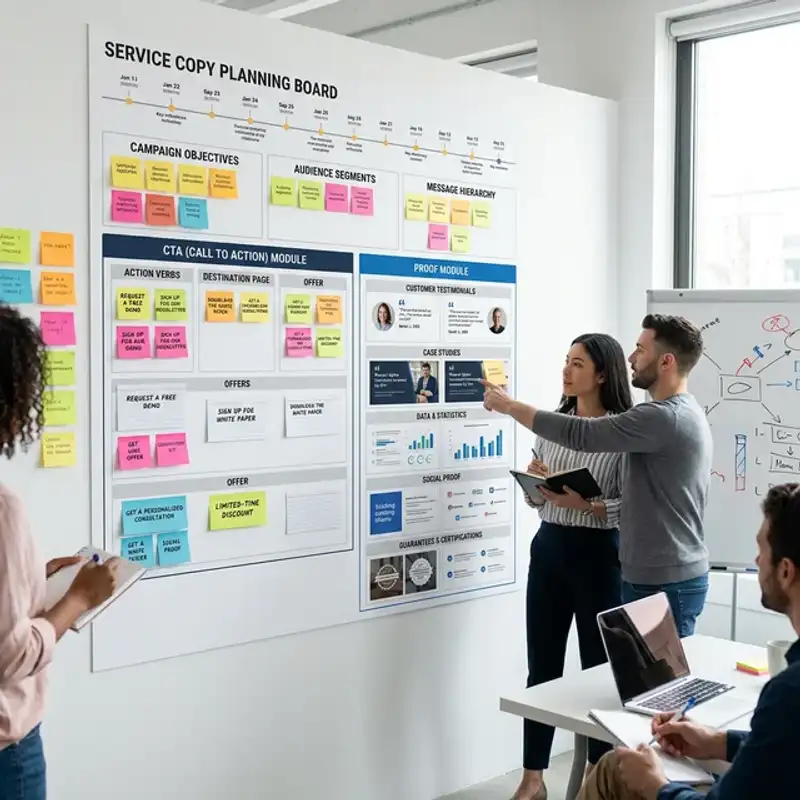 Conversion-focused content writing plan for Fremantle service websites