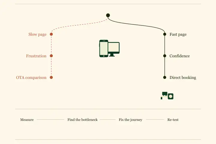 Core Web Vitals for Hotels: Why Slow Sites Lose Allocations