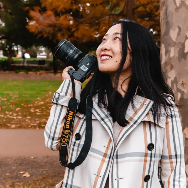 Creative environmental portrait photographed outdoors in Perth.