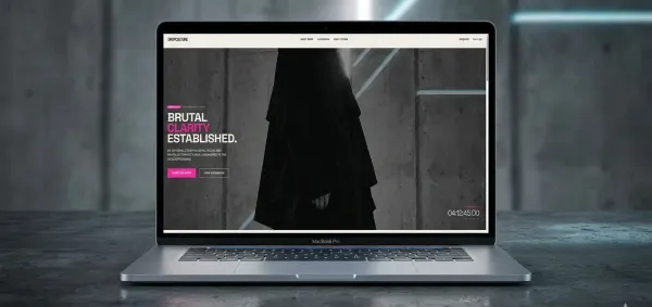 Website design for DropCulture