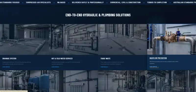 Real website screenshot from an Amplify Creative Lab case study.