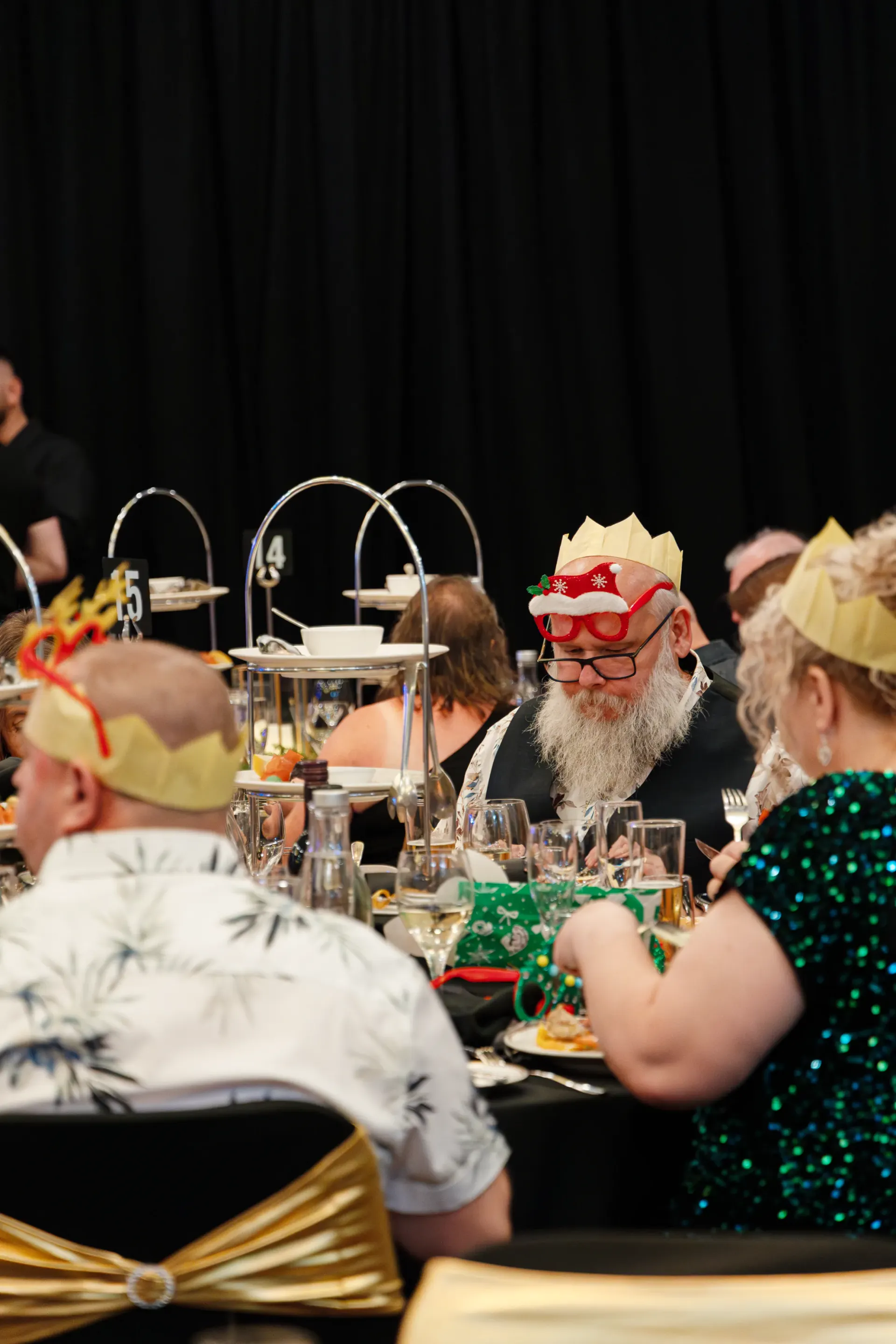 Guests enjoying the atmosphere at a Perth gala dinner