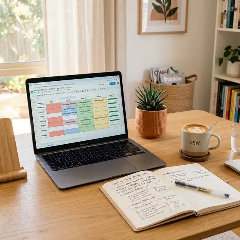 Weekly Google Business Profile posting framework planned for a Perth business