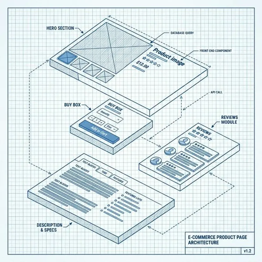 E-commerce Product Page Anatomy: The 12 Elements That Make Customers Click 'Buy'