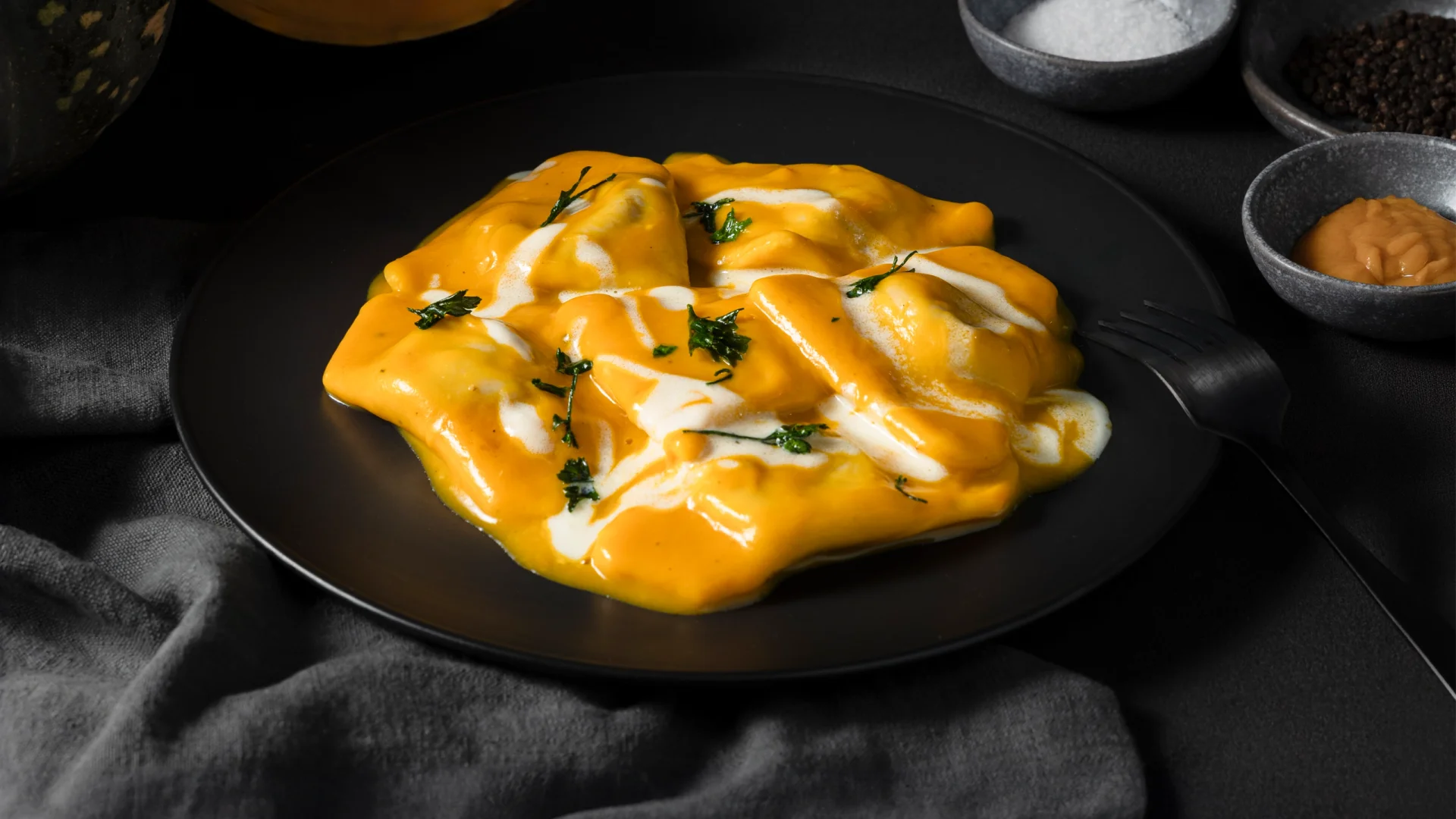 Commercial food photography by Amplify Creative Lab in Perth, from plated pasta to fine-dining patisserie desserts.