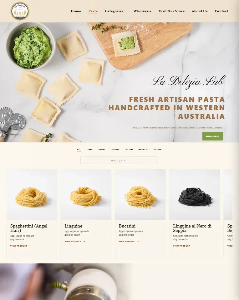 Custom website design shown across desktop and mobile screens