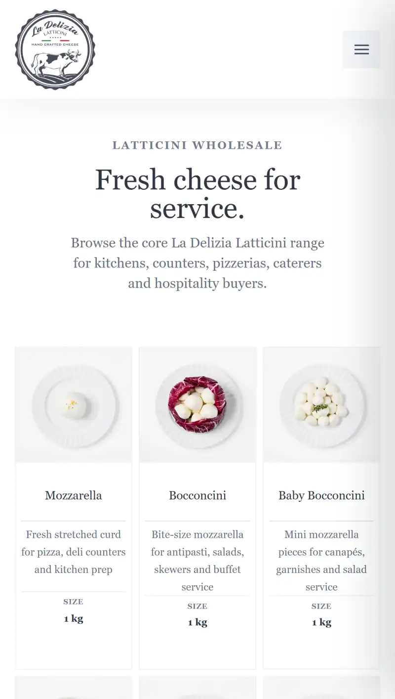 Real website screenshot from an Amplify Creative Lab case study.