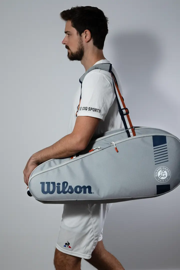 Lifestyle portrait of sports accessory product in real-use context