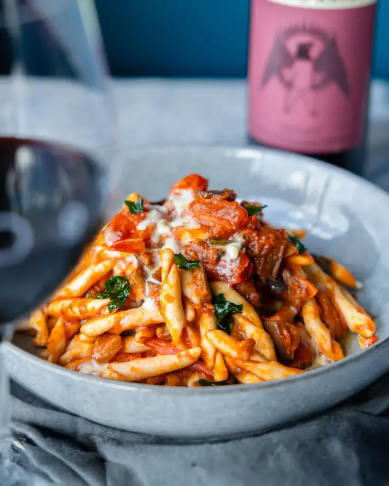 Pasta and ragu photographed for a Perth restaurant menu and hospitality campaign.