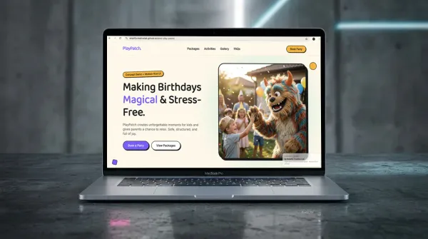 Website project for Play Patch