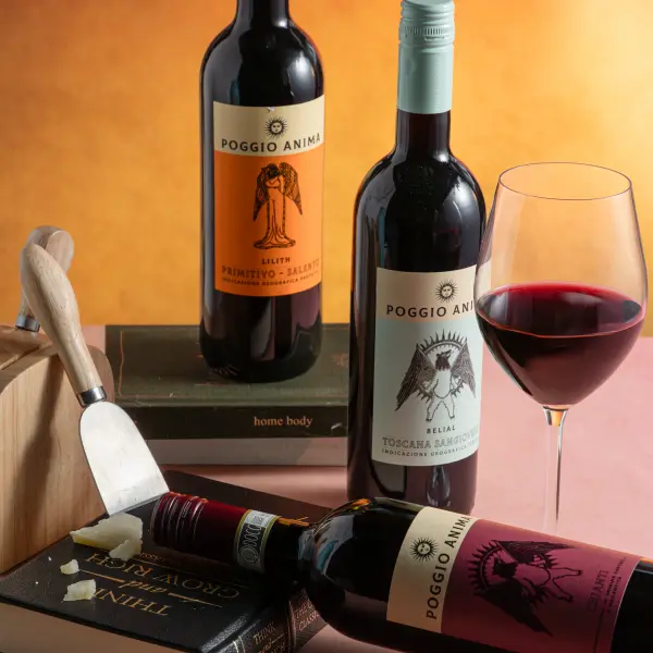A rustic wine and cheese pairing photographed for winery photography in Perth.