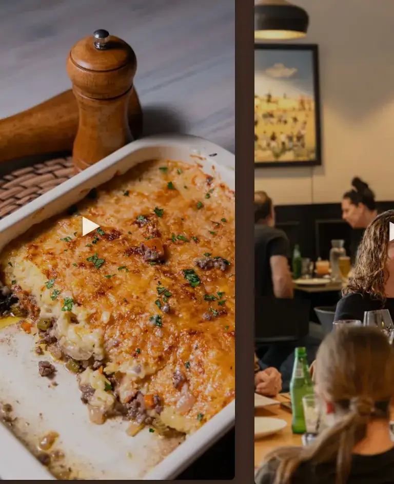 Restaurant photography and video content created for a Perth hospitality campaign