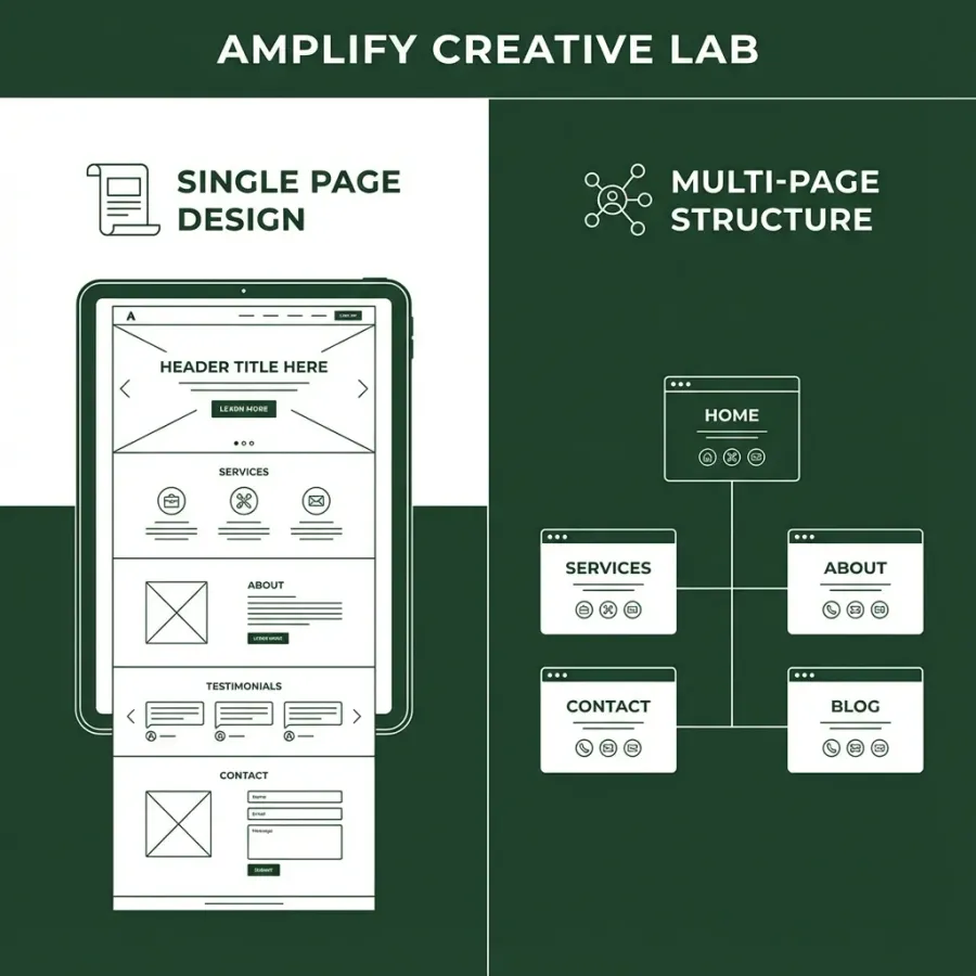 Single Page vs Multi-Page Websites for Perth Small Businesses [2025 Guide]
