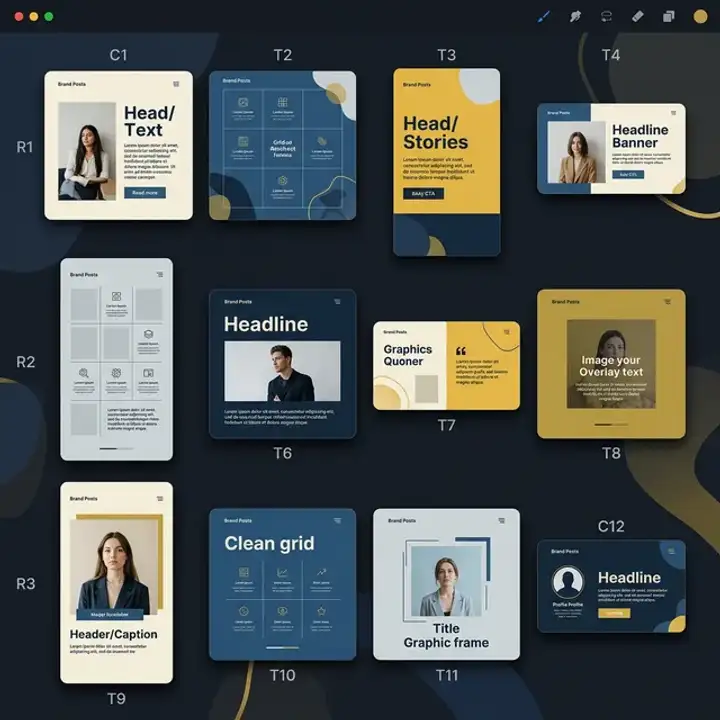 Building a Social Media Graphics Template Library