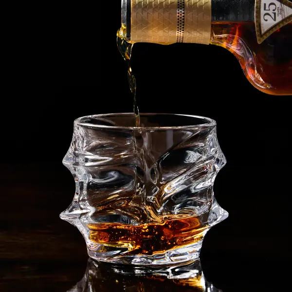 A whisky service pour photographed for beverage photography in Perth.