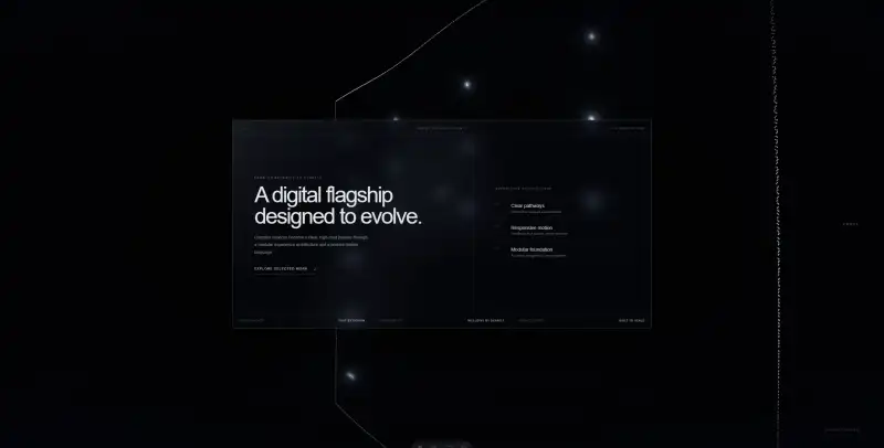 Real website screenshot from an Amplify Creative Lab case study.