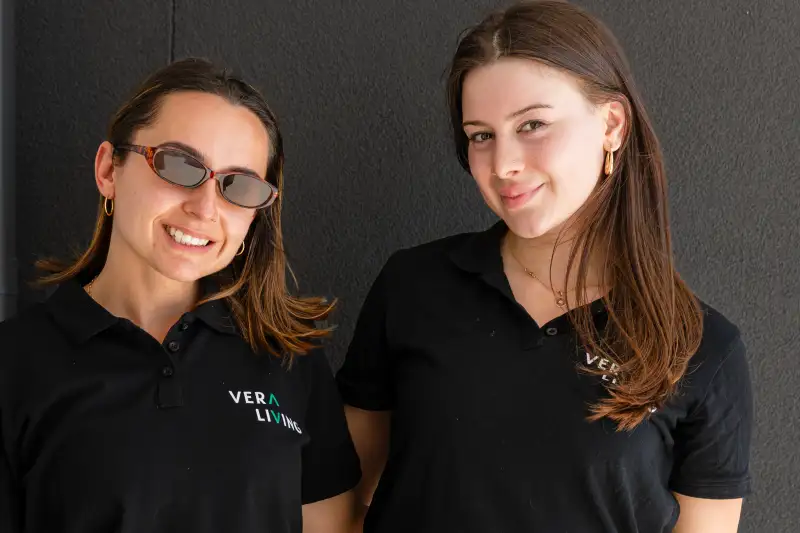 Directed staff group portrait at a Vera Living event in Cannington.