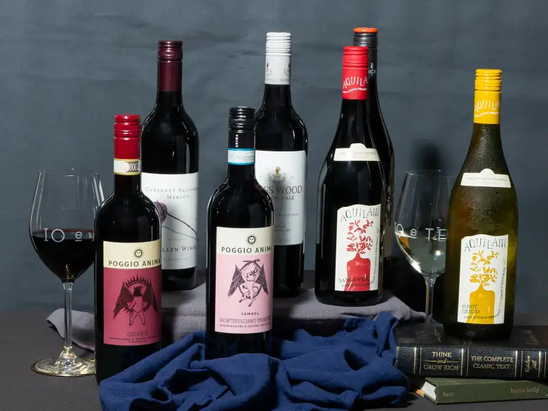 A coordinated bottle lineup photographed for beverage photography in Perth.